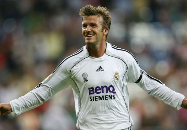 Áo đấu Beckham #23 Real Madrid 2006-2007 home shirt jersey white