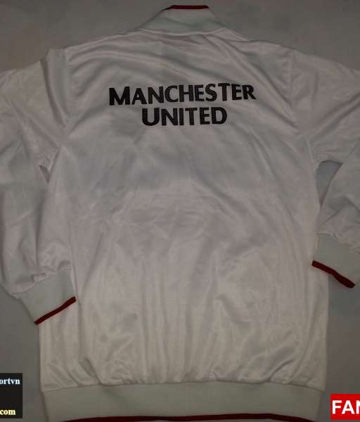Áo khoác Manchester United 2012 - 2013 trắng jacket shirt jersey white