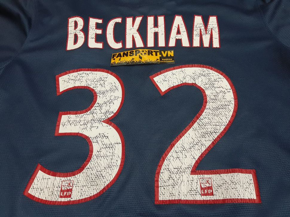 Áo đấu Beckham #32 PSG 2012-2013 home shirt jersey blue