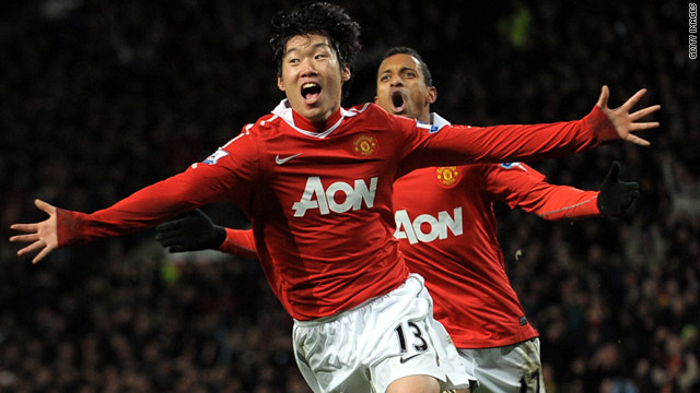Áo đấu Park Ji Sung #13 Manchester United 2010-2011 home shirt red