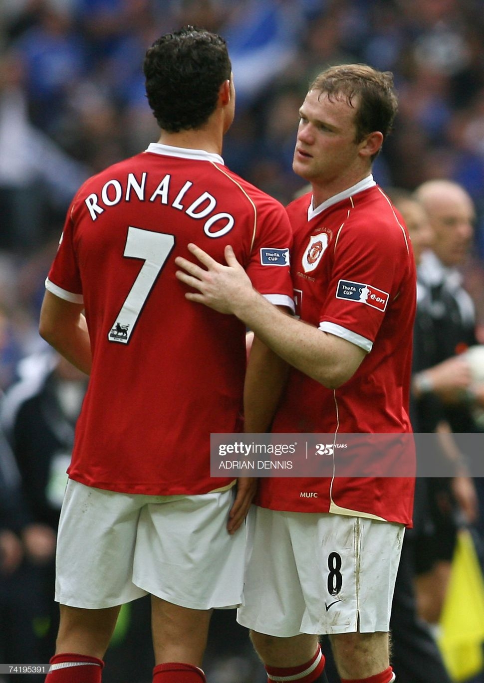 Áo đấu Ronaldo Manchester United FA Cup final 2007 shirt jersey 146814