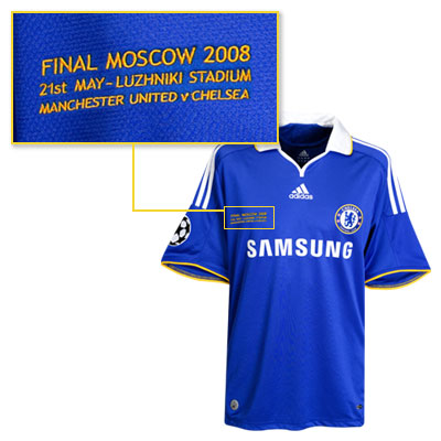 Áo Chelsea Champion League Final 2008 fan version home shirt 656133
