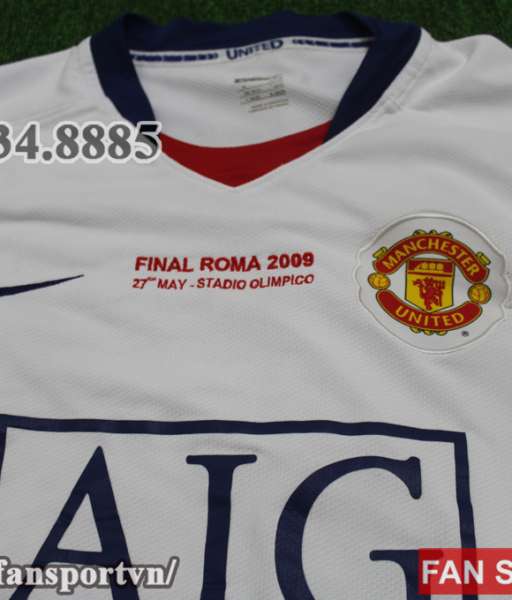 Áo đấu Manchester United Champion League Final 2009 away shirt jersey