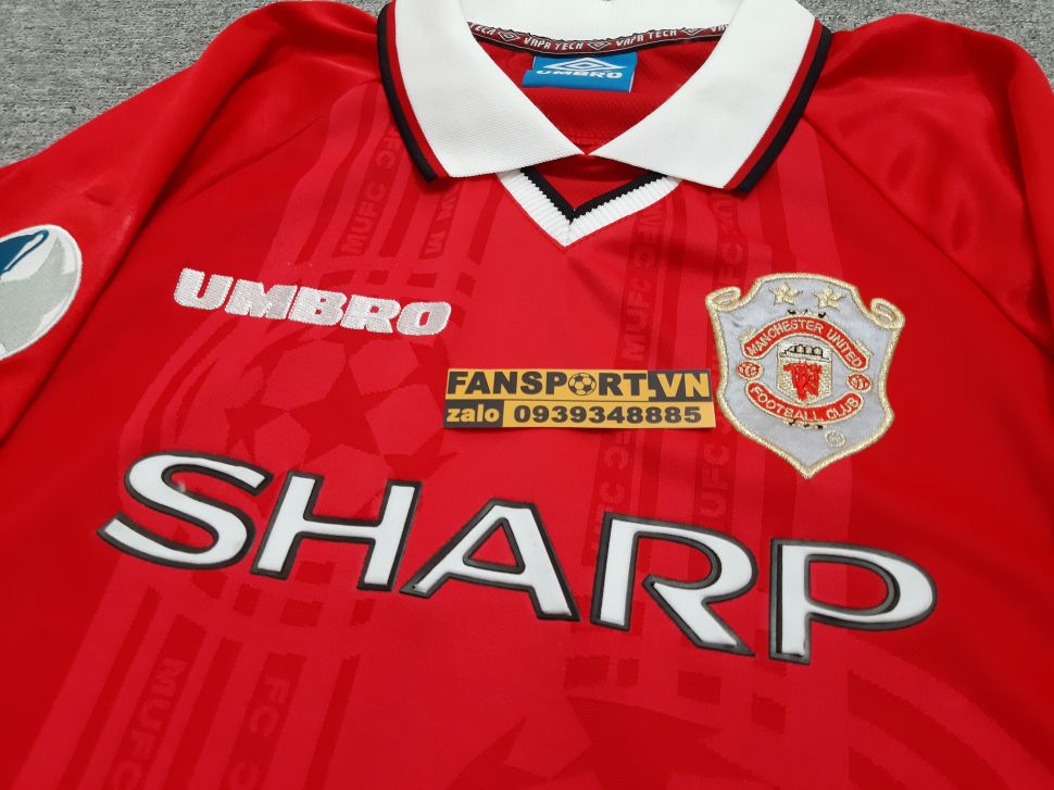 Áo đấu Manchester United UEFA Super Cup 1999 home shirt jersey red
