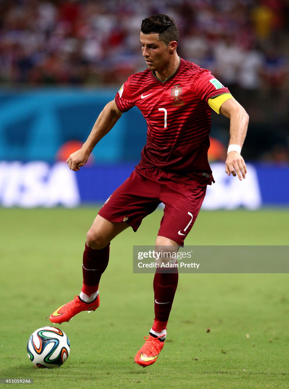 Áo đấu Ronaldo #7 Portugal 2014-2016 home shirt jersey red World Cup