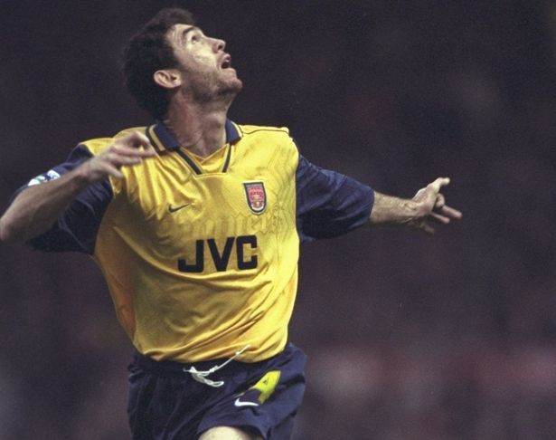 Áo đấu Arsenal 1996-1997 away shirt jersey yellow