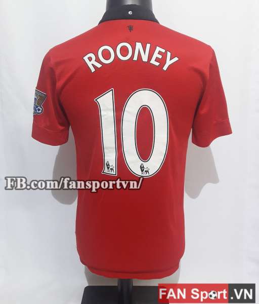 Áo đấu Rooney #10 Manchester United 2013-2014 home shirt jersey red