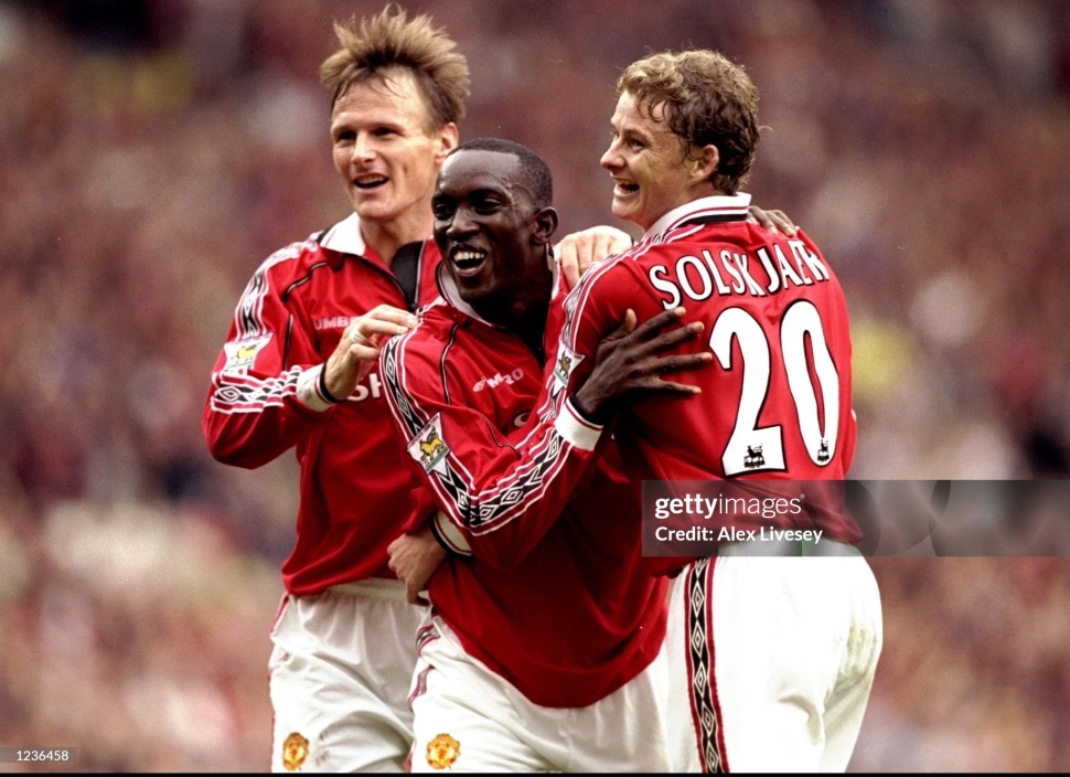 Áo đấu Solskjaer #20 Manchester United 1998-1999-2000 home shirt red