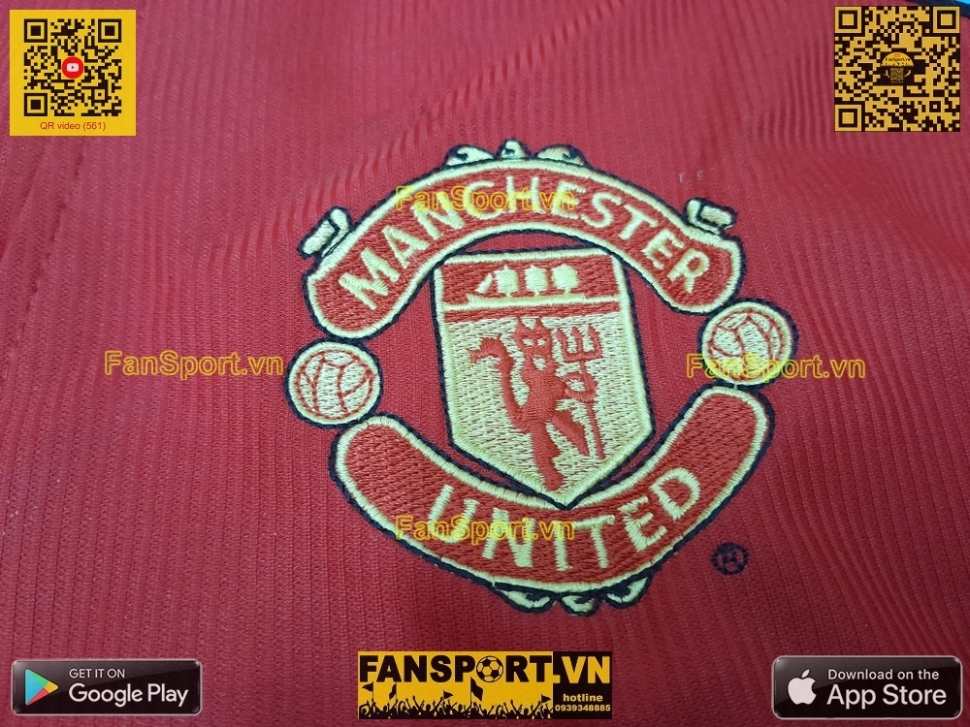 Áo đấu Solskjaer #20 Manchester United 1998-1999-2000 home shirt red