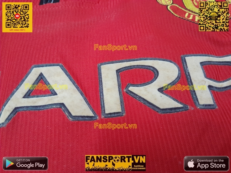 Áo đấu Solskjaer #20 Manchester United 1998-1999-2000 home shirt red