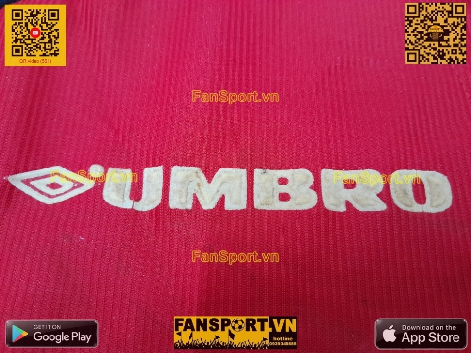 Áo đấu Solskjaer #20 Manchester United 1998-1999-2000 home shirt red