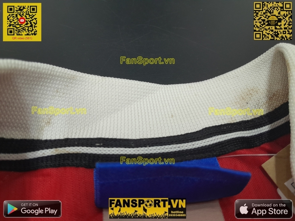 Áo đấu Solskjaer #20 Manchester United 1998-1999-2000 home shirt red