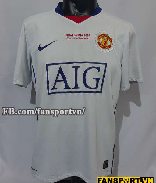 Áo đấu Manchester United Champion League Final 2009 away shirt jersey