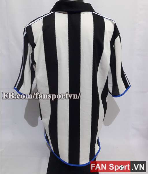 Áo đấu Newcastle United 1999-2000 home shirt jersey white black