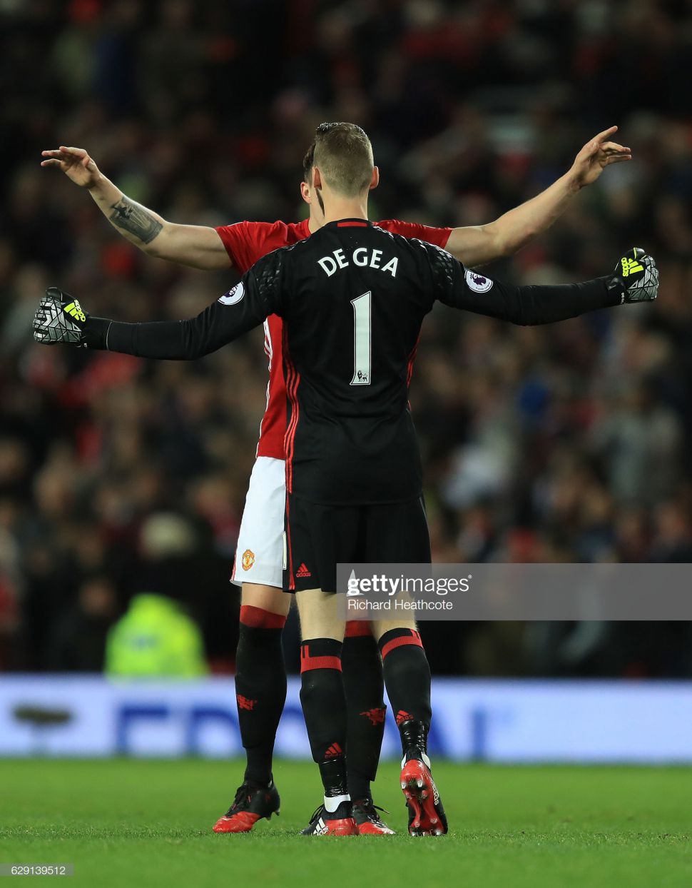 Áo De Gea #1 Manchester United 2016-2017 home goalkeeper shirt black