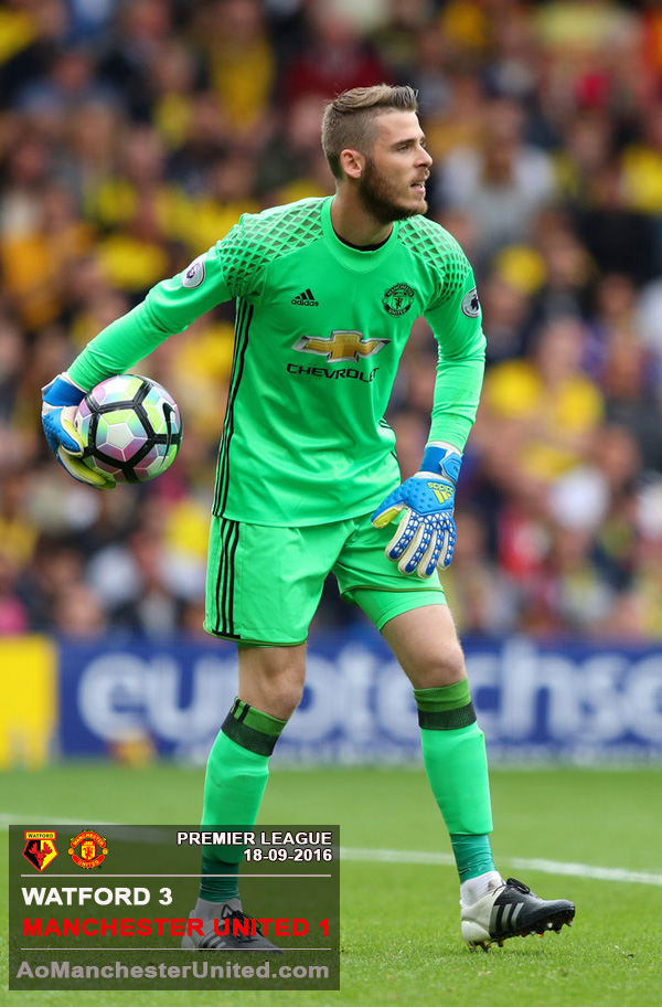 Áo thủ môn Manchester United 2016-2017 away goalkeeper shirt green XS