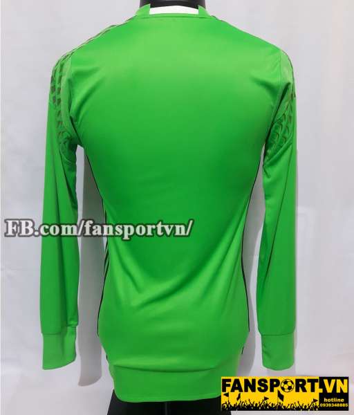 Áo thủ môn Manchester United 2016-2017 away goalkeeper shirt green XS