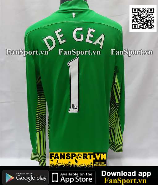 Áo thủ môn De Gea 1 Manchester United 2011-2012 home goalkeeper shirt