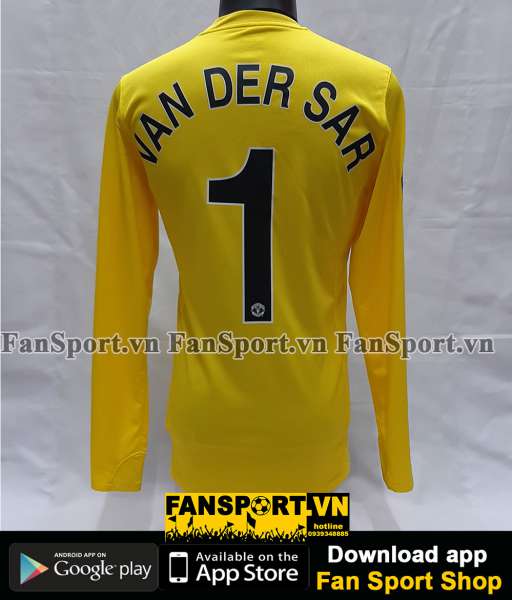 Áo Van Der Sar #1 GKManchester United Champion League Final 2009 shirt