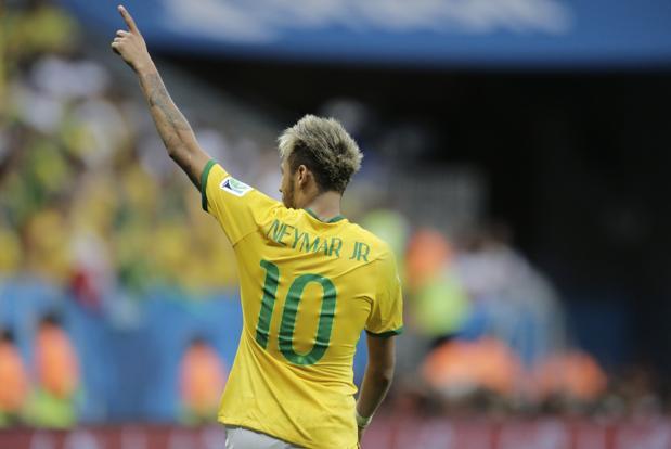 Áo đấu Neymar #10 Brazil 2014-2016 home shirt jersey yellow