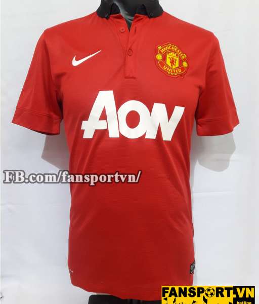 Áo đấu Manchester United 2013-2014 home shirt jersey red