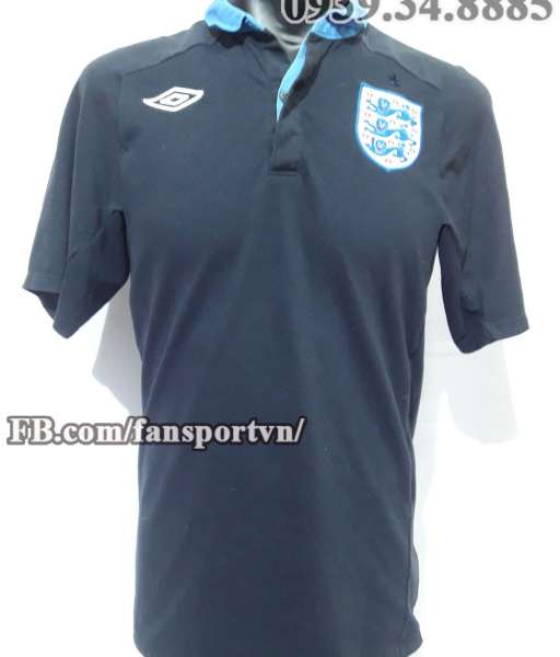 Áo đấu England 2011-2013 away shirt jersey black blue