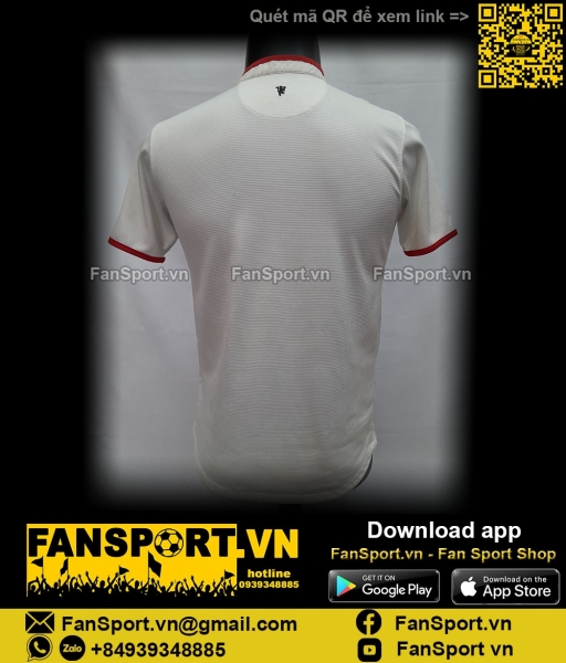 Áo đấu Manchester United 2012-2014 away shirt jersey white 479269 Nike
