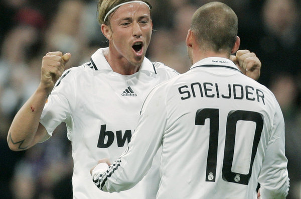 Áo đấu Wesley Sneijder #10 Real Madrid 2008-2009 home shirt white