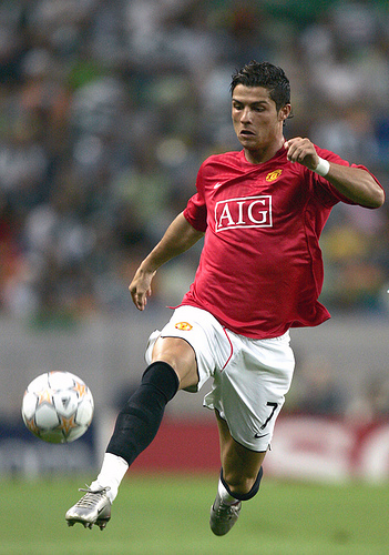 Áo Ronaldo #7 Manchester United 2007-2008-2009 home shirt jersey red