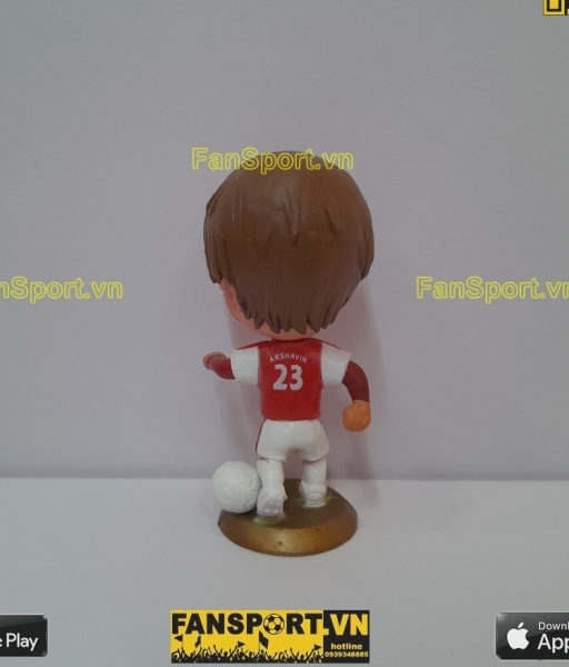 Tượng cầu thủ Andrey Arshavin 23 Arsenal 2011-2012 home red kodoto