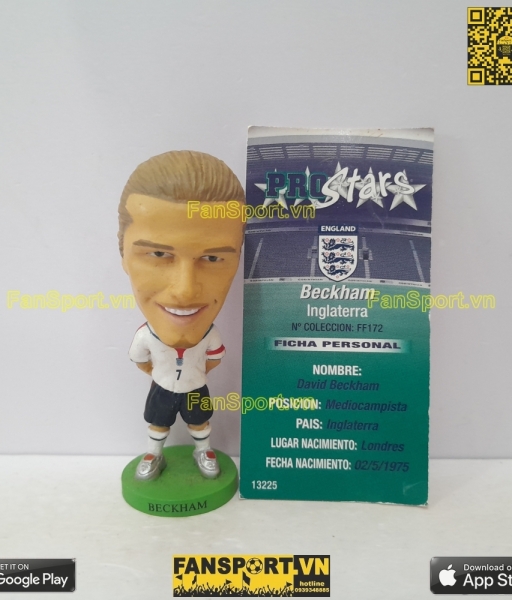 Tượng Beckham 7 England 2003 2004 2005 prostars fan favorites FF172