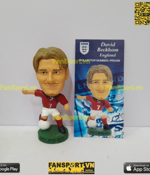 Tượng David Beckham 7 England 1999 2000 2001 away corinthian PRO298