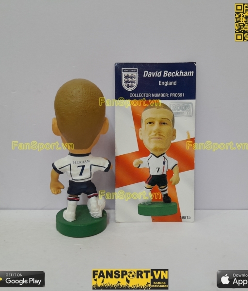 Tượng David Beckham 7 England 2001 2002 2003 home corinthian PRO591