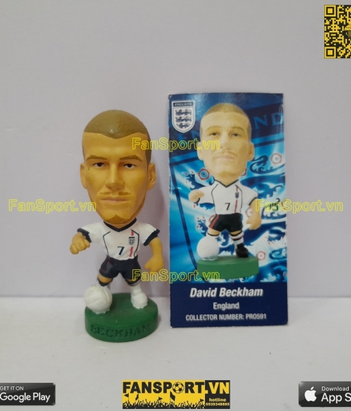 Tượng David Beckham 7 England 2001 2002 2003 home corinthian PRO591
