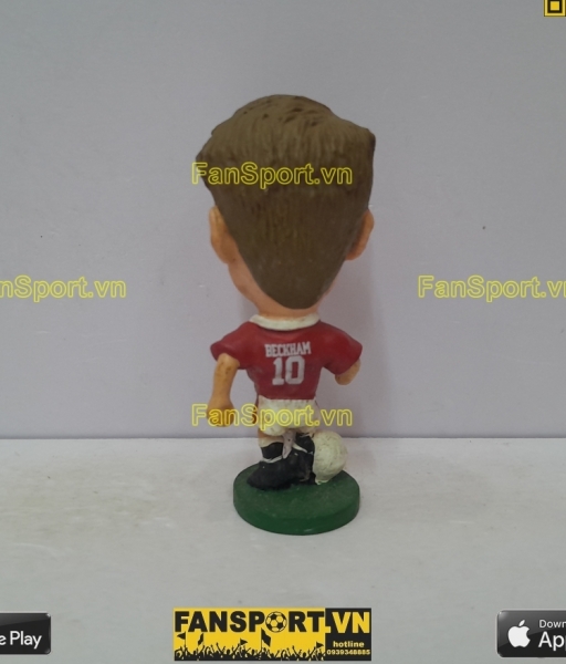 Tượng Beckham 10 Manchester United 1996-1997 home red corinthian PL361