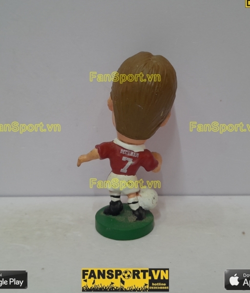 Tượng Beckham 7 Manchester United 1997-1998 home red corinthian PL581