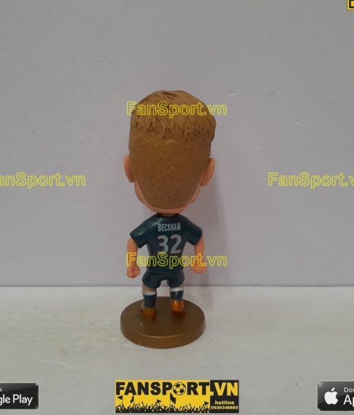 Tượng cầu thủ David Beckham 32 PSG 2013-2014 home blue kodoto
