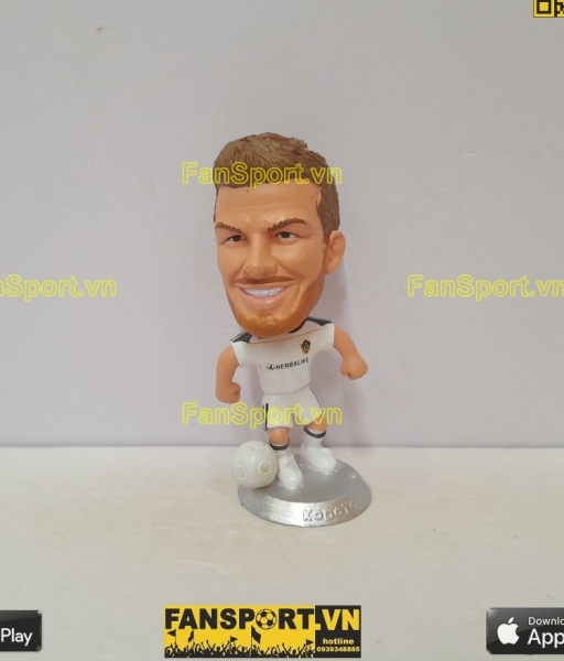 Tượng David Beckham 23 LA Galaxy 2010-2011 home white kodoto ball