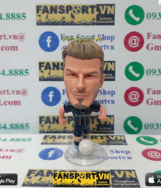 Tượng David Beckham 32 PSG 2012-2013 home blue kodoto soccerwe