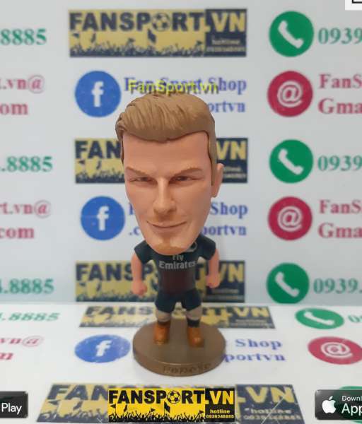 Tượng cầu thủ David Beckham 32 PSG 2013-2014 home blue kodoto