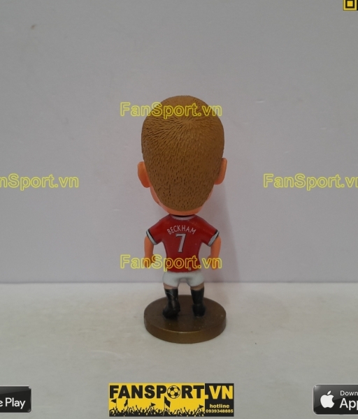 Tượng David Beckham 7 Manchester United 2000 2001 2002 home red kodoto