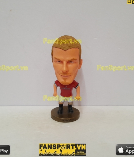 Tượng David Beckham 7 Manchester United 2000 2001 2002 home red kodoto
