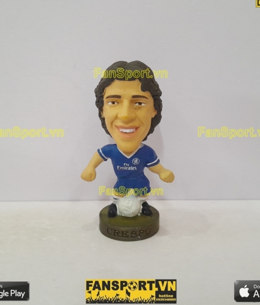 Tượng Hernan Crespo 21 Chelsea 2003 2004 2005 home corinthian CG244