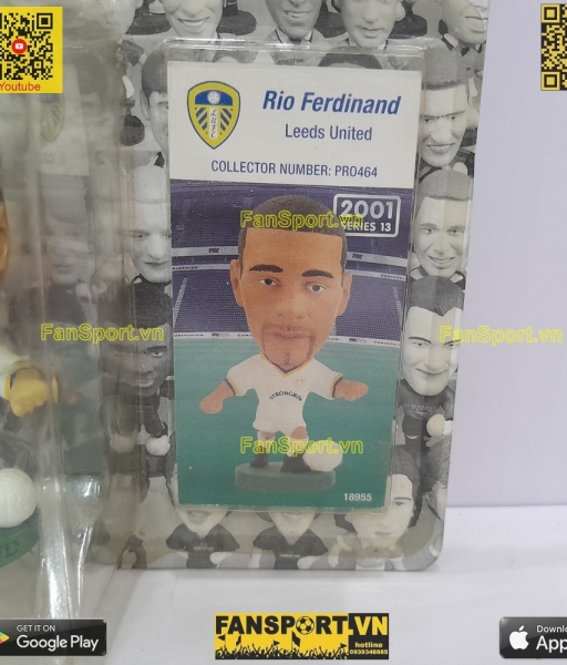 Tượng Ferdinand 29 Leeds United 2000 2001 2002 home corinthian PRO464