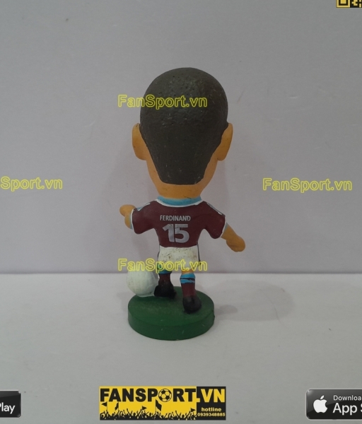 Tượng Rio Ferdinand 15 West Ham 1999 2000 2001 home corinthian PRO253