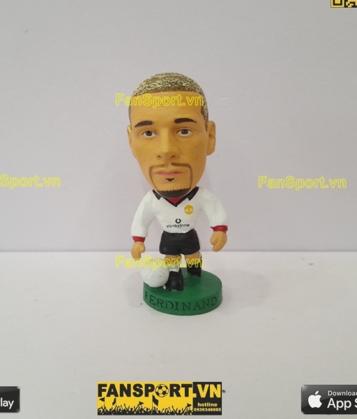 Tượng Rio Ferdinand Manchester United 2002-2003 away corinthian PRO765