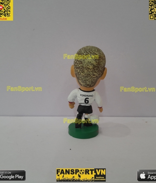 Tượng Rio Ferdinand Manchester United 2002-2003 away corinthian PRO765