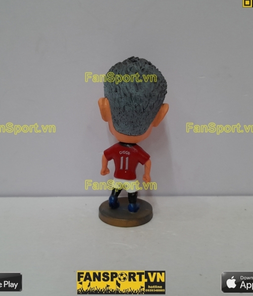 Tượng Ryan Giggs 11 Manchester United 2013-2014 home red soccerwe