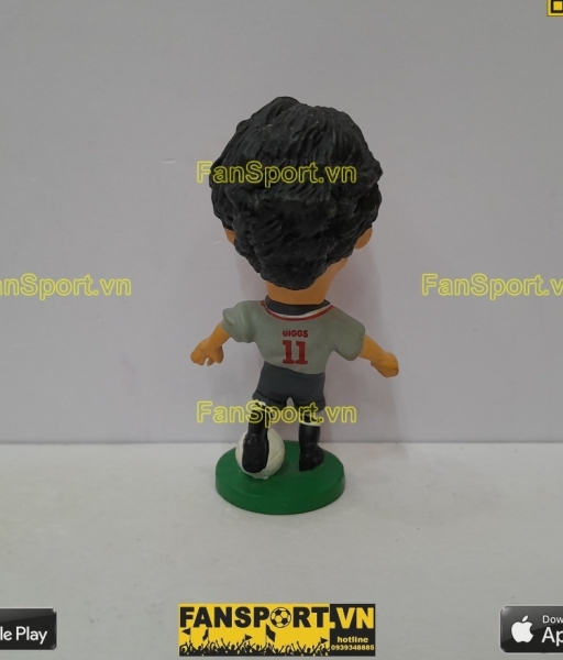 Tượng Ryan Giggs Manchester United 1995-1996 away PL01 corinthian xám