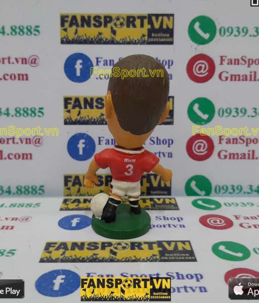 Tượng Denis Irwin 3 Manchester United 1994-1996 home corinthian PL101